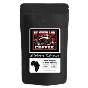 HB Overland Fine Ground African Coffee Medium Dark Roast 10 Oz