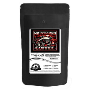 HB Overland Half-Caff Low Caffeine Whole Bean Coffee 10 Oz