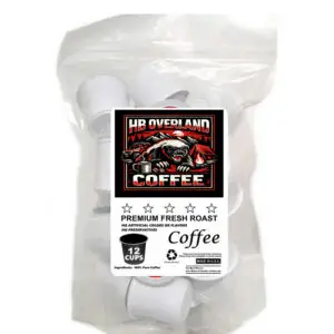 HB Overland 12 Pack Single Serve Cups - Coffee Pods - Medium Roast